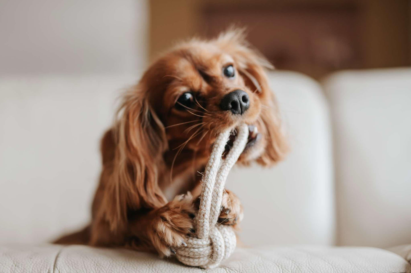 Jouet en Corde Naturelle pour Chiens - Hygiène Dentaire et Amusement