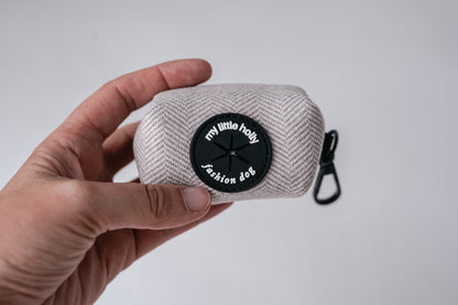 Pochette pour sacs à crottes Taupe